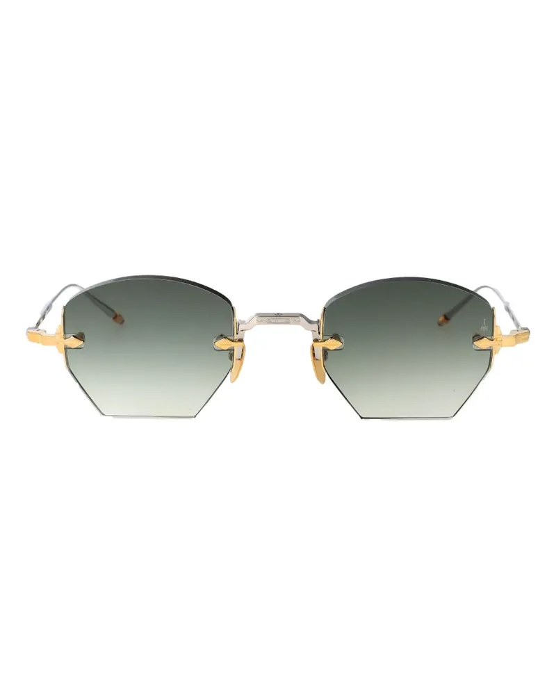 Jacques Marie Mage Oatman geometric-frame sunglasses - Gold Gold