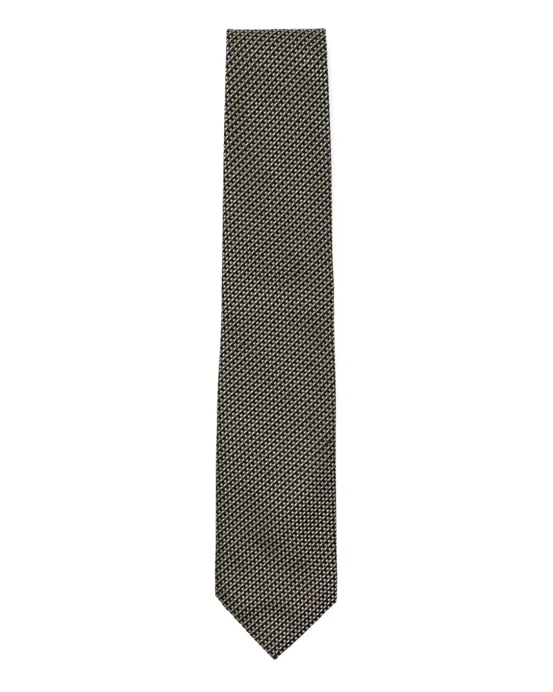 Tom Ford patterned tie - Grün Grün