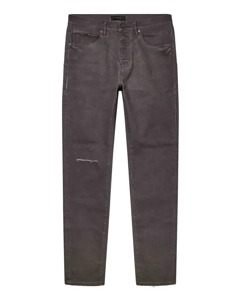 PURPLE BRAND overdyed distressed jeans - Braun Braun