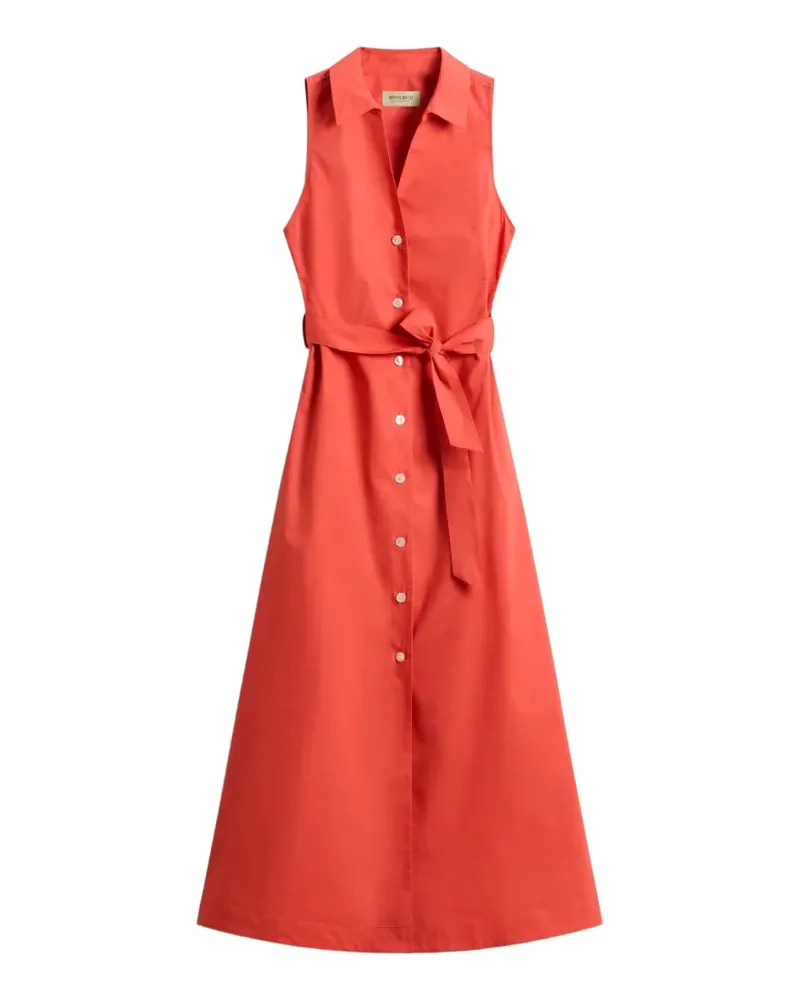 Woolrich belted shirt dress - Orange Orange