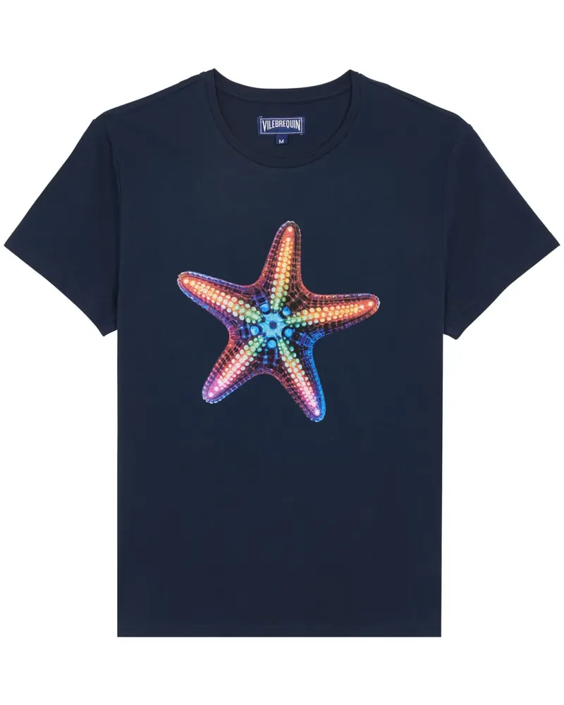 Vilebrequin Disco Stars T-Shirt - Blau Blau