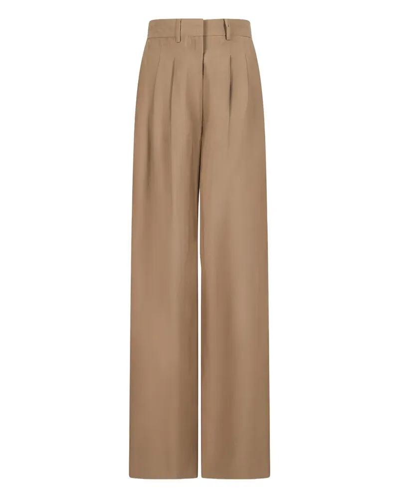 PT TORINO Frankie pleated trousers - Nude Nude