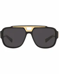 Dolce & Gabbana Getönte Pilotenbrille Schwarz