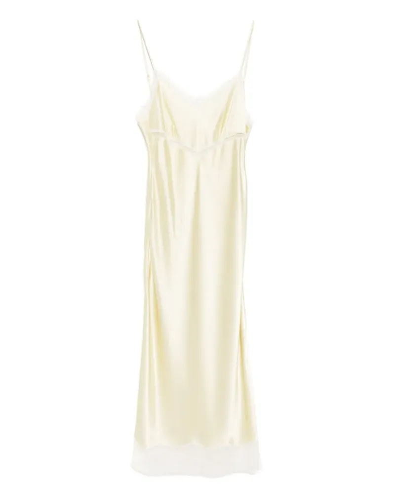 Kiki De Montparnasse Gestuftes Camisole-Kleid - Gelb Gelb