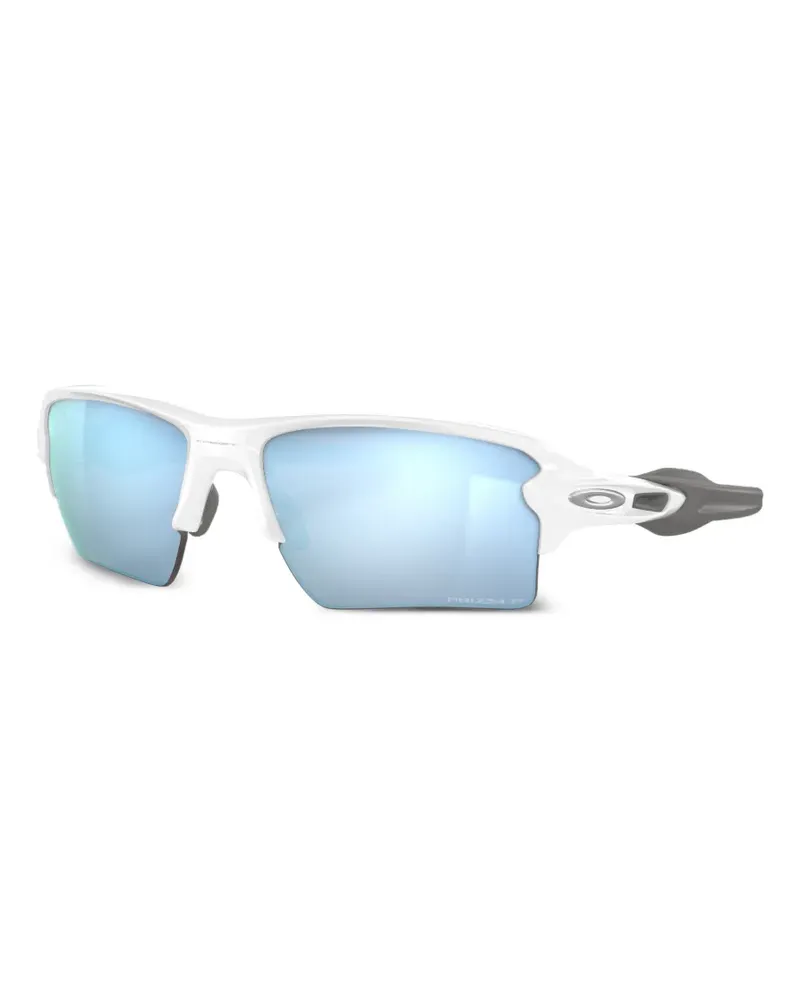 Oakley Flak geometric-frame sunglasses - Weiß Weiß