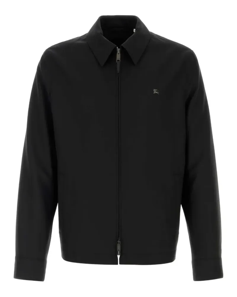Burberry Bloomsbury Harrington twill zip-up jacket - Schwarz Schwarz