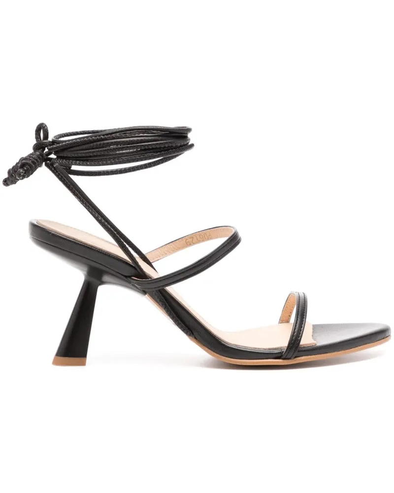 Alohas Kendra Sandalen 65mm - Schwarz Schwarz