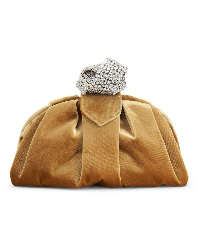 Giuseppe Zanotti Tobiko Clutch - Gold Gold