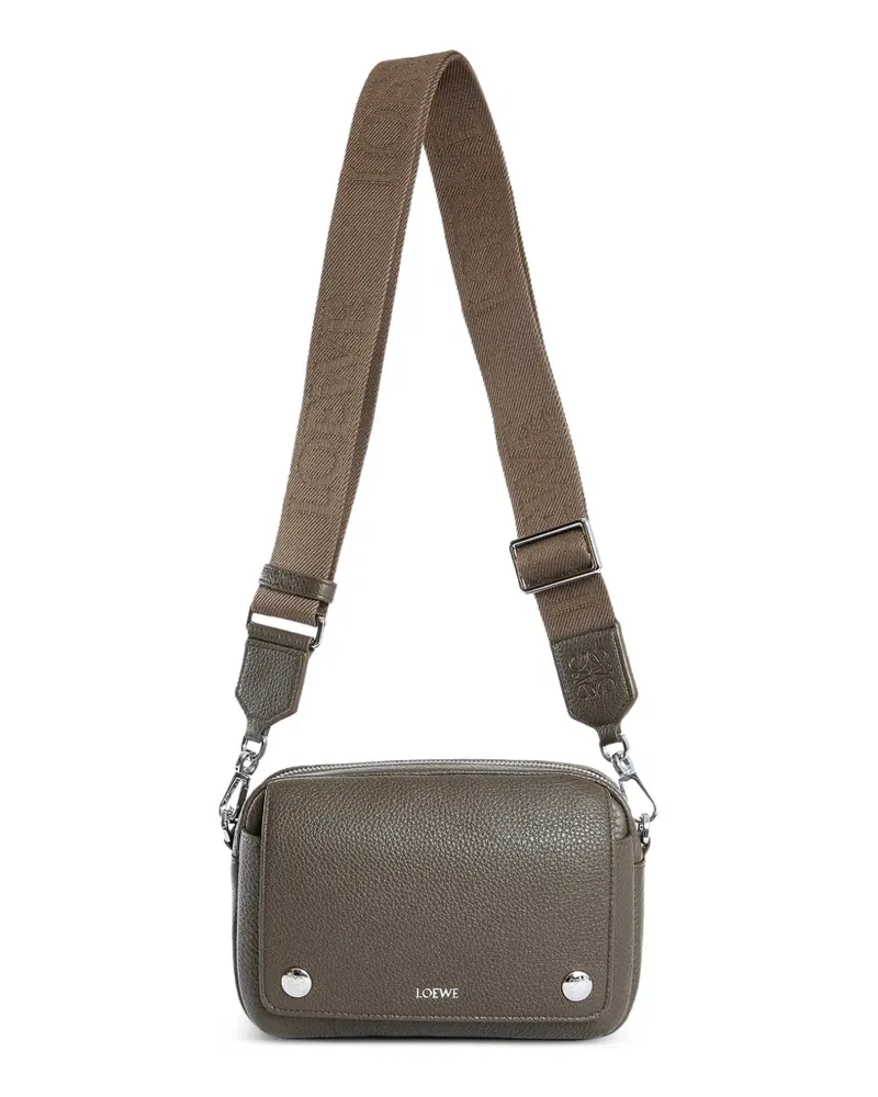 Loewe Kleine Pebble Kuriertasche - Braun Braun