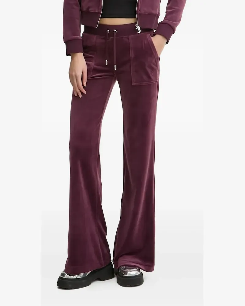 Juicy Couture Hose aus Velours - Rot Rot