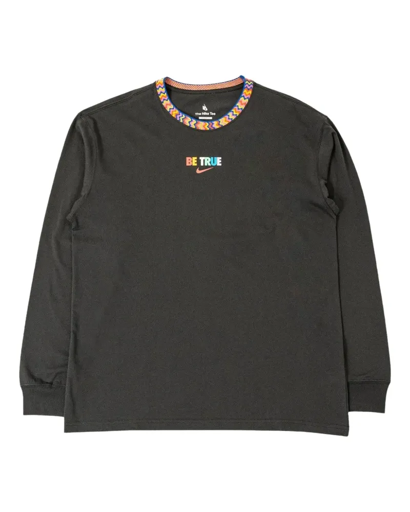 Nike Be True Langarmshirt - Schwarz Schwarz