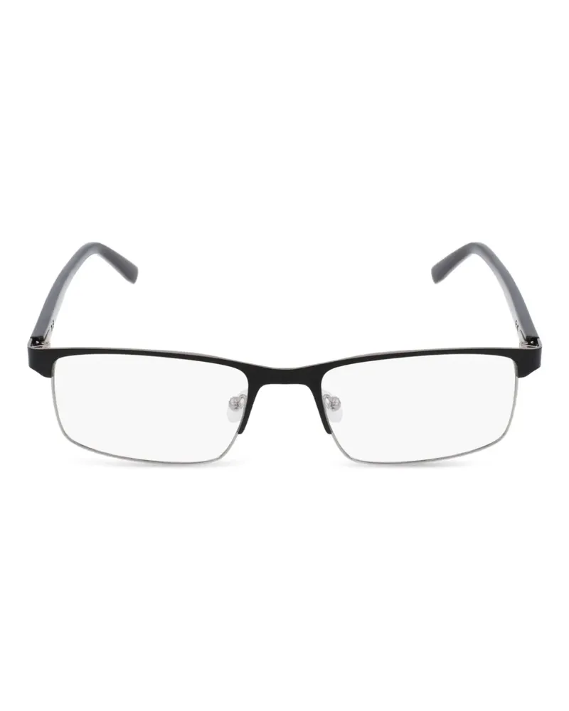Lacoste Halbrand-Brille - Schwarz Schwarz