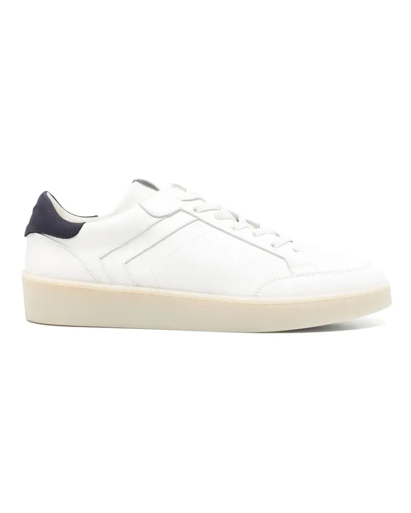 Canali Sneakers mit Einsätzen - Weiß Weiß