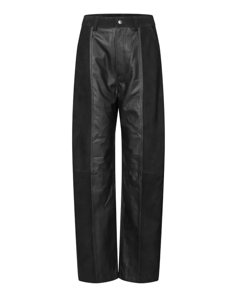 ROTATE Birger Christensen Hose mit weitem Bein - Schwarz Schwarz