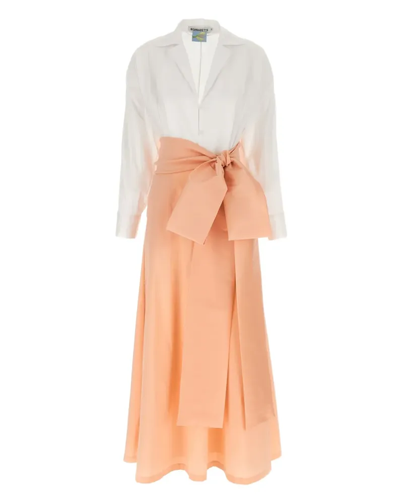 BERNADETTE Kleid aus Baumwollgemisch - Orange Orange