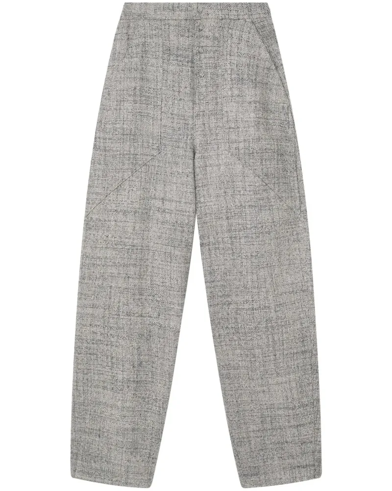 Stella McCartney Tapered-Hose aus Wolle - Grau Grau