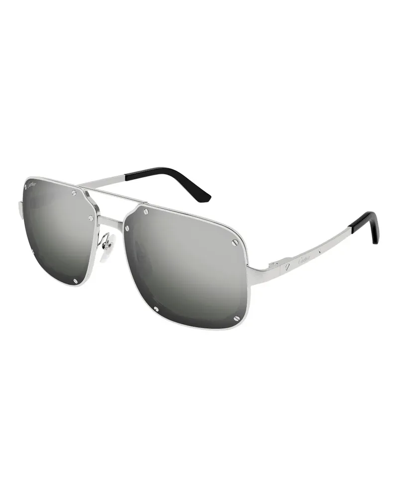 Cartier Getönte Pilotenbrille - Schwarz Schwarz