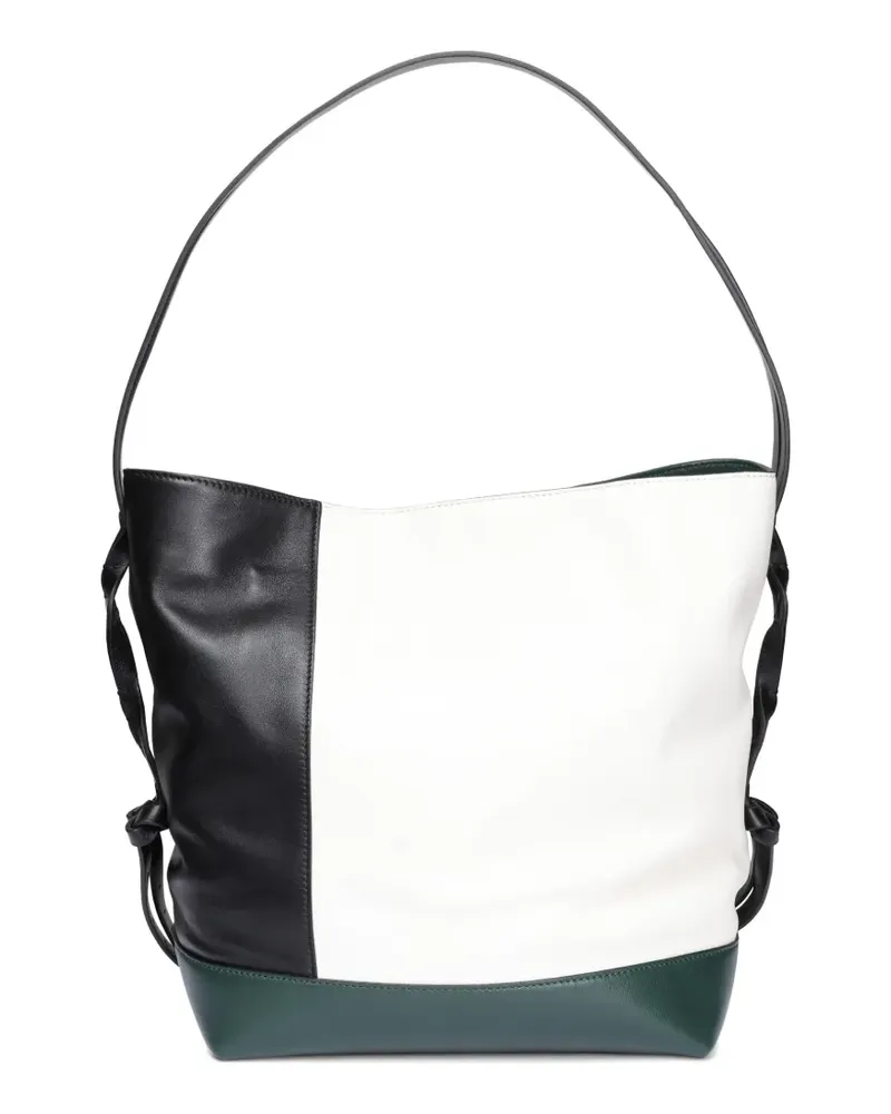 Marni Pod 2.0 Handtasche in Colour-Block-Optik - Weiß Weiß