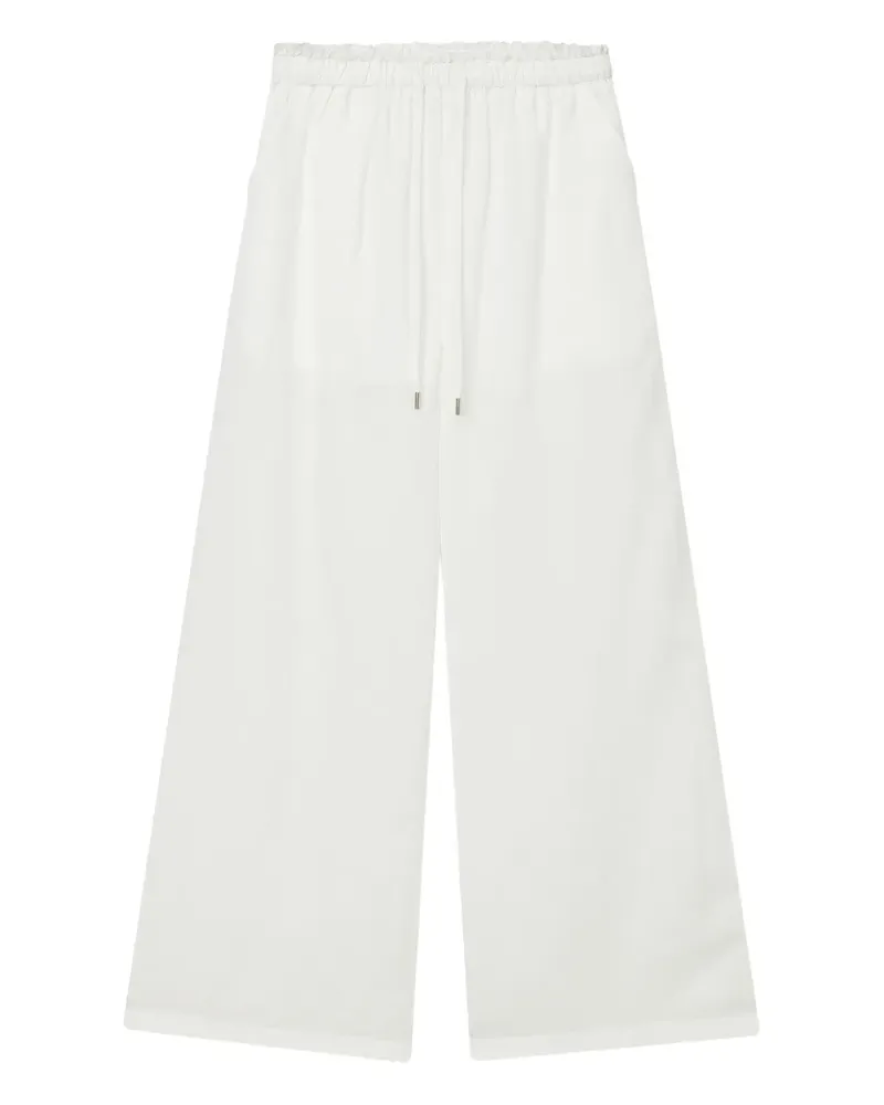 Tout a Coup Weite Hose mit Stretchbund - Weiß Weiß
