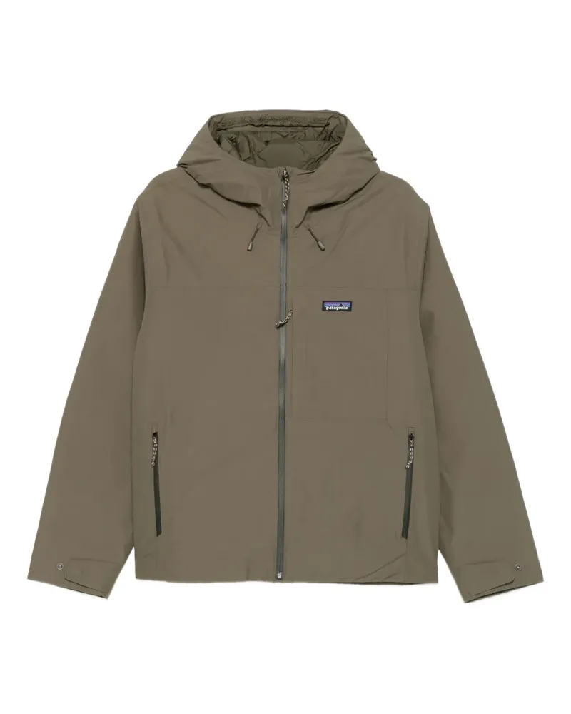 Patagonia Windshadow Kapuzenjacke mit Reißverschluss - Grün Grün