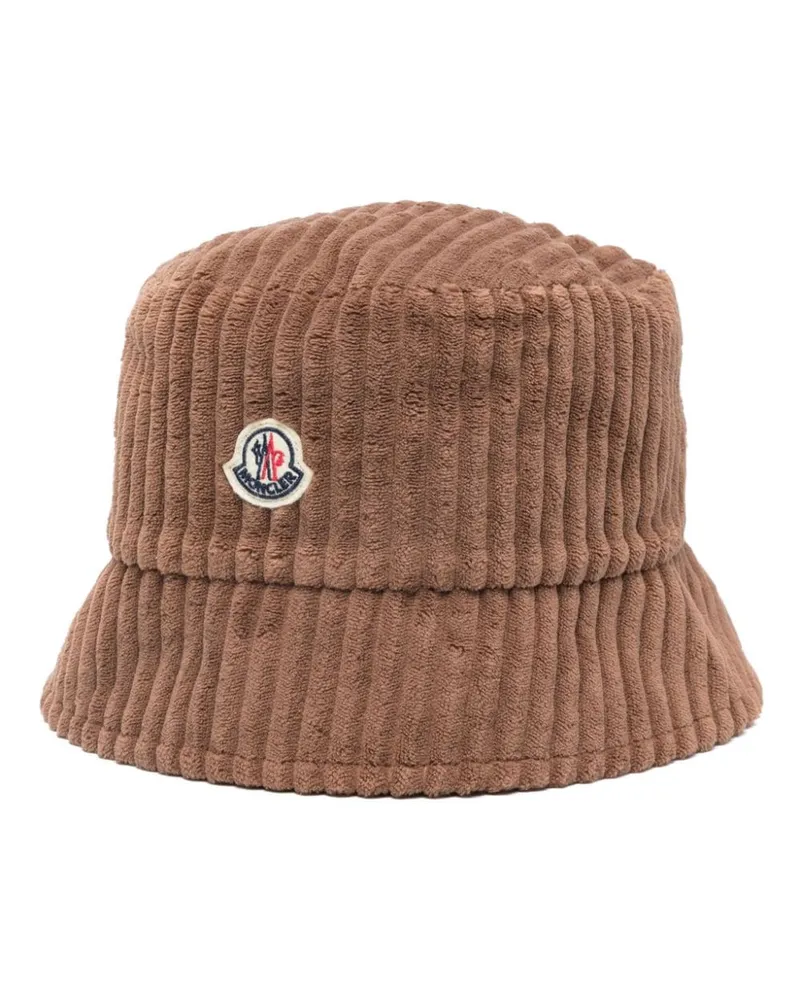 Moncler Fischerhut aus Cord - Braun Braun