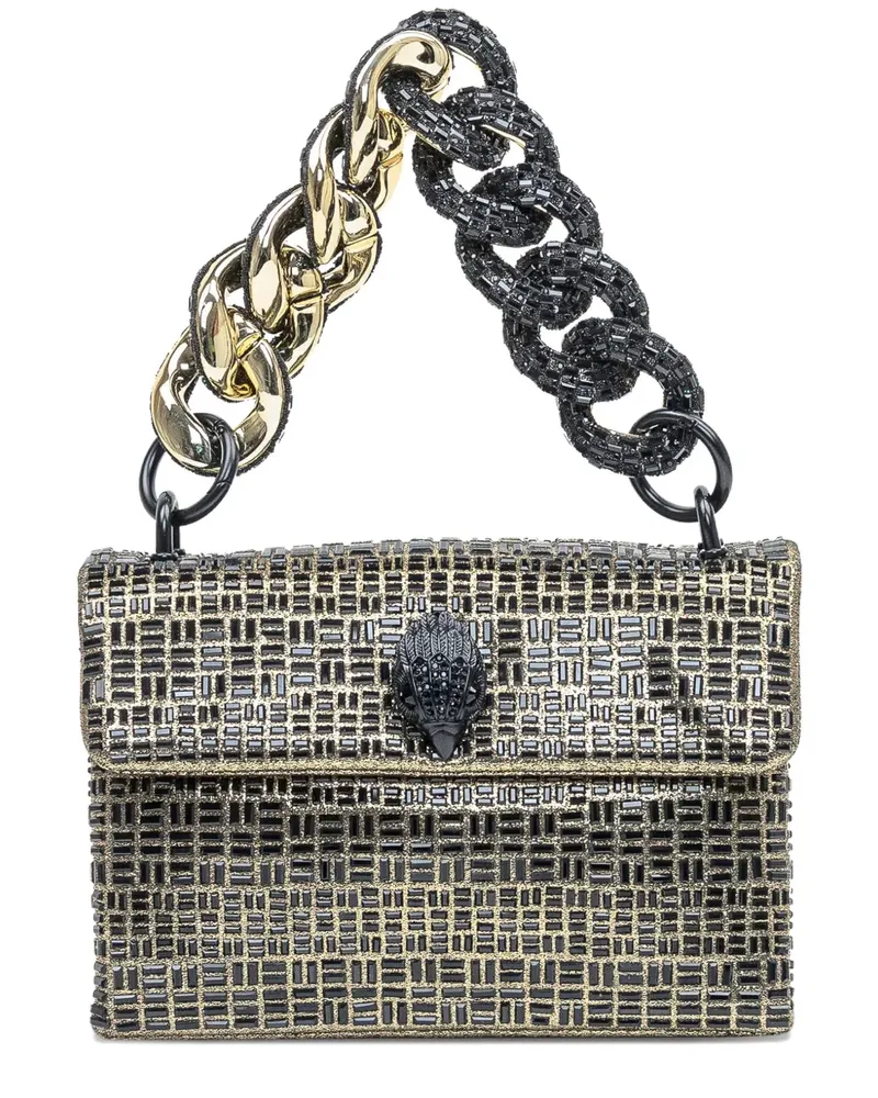 Kurt Geiger Mini Kensington chain tote bag - Gold Gold