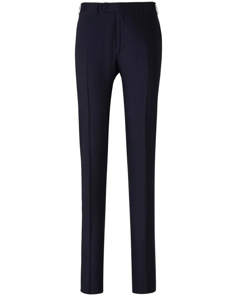 Canali Klassische Hose - Blau Blau