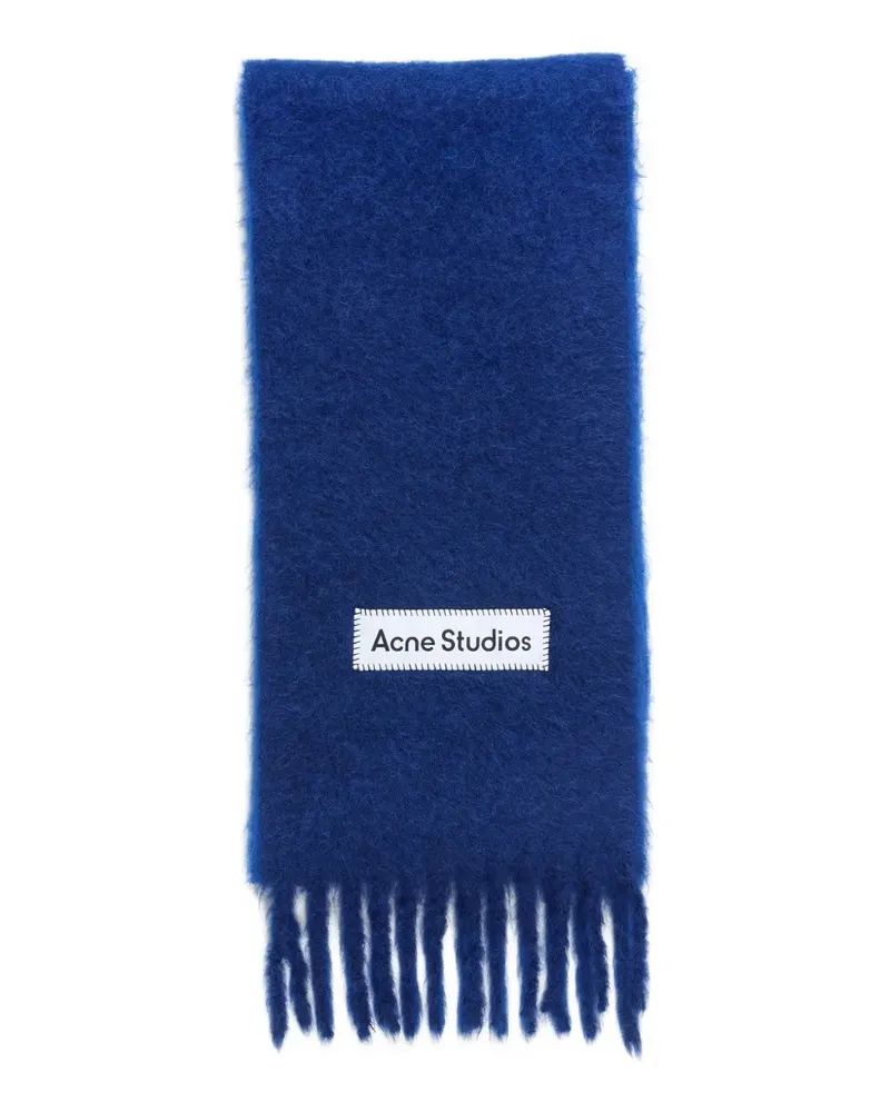 Acne Studios Schal mit Fransen - Blau Blau