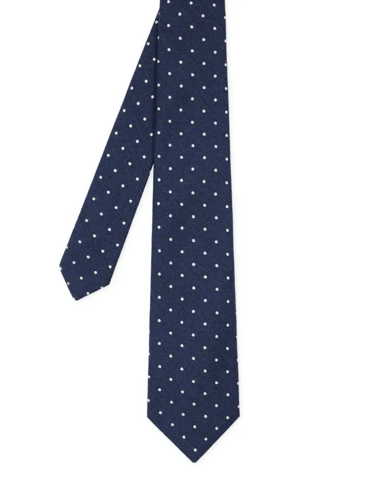 Paul Smith Krawatte mit Polka Dots - Blau Blau