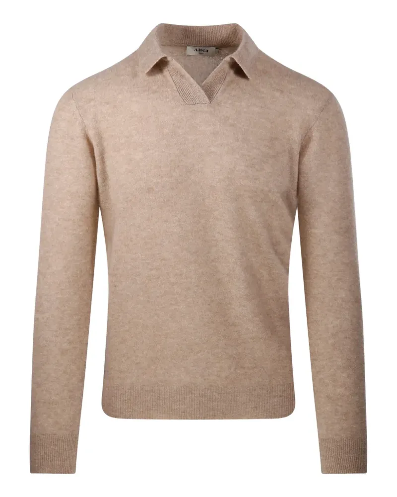 Altea polo-collar sweater - Nude Nude