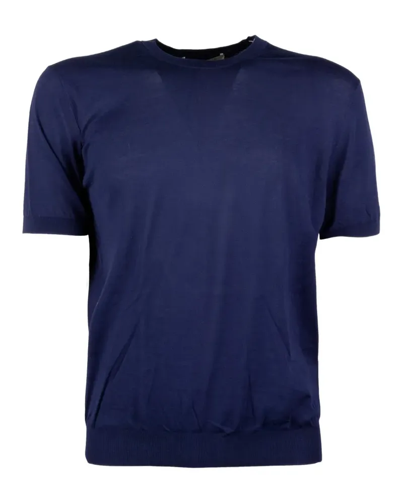 Brooksfield crew-neck short-sleeve T-shirt - Blau Blau