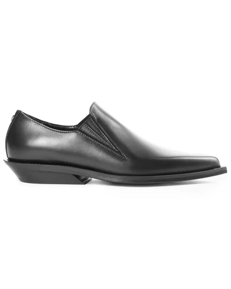 Ann Demeulemeester Spitze Makea Cowboyschuhe - Schwarz Schwarz