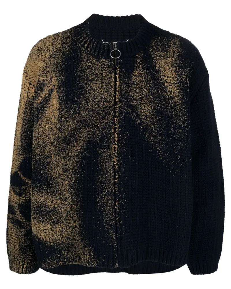 Maison Margiela Sandstorm Cardigan mit Kontrastdetails - Blau Blau