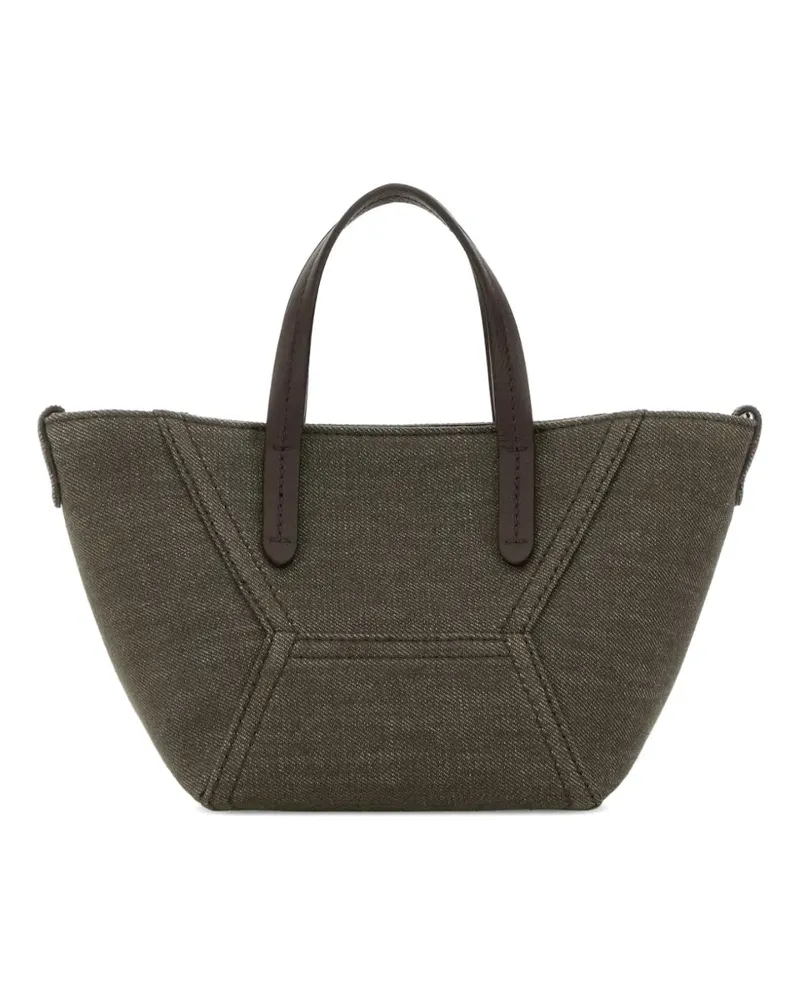 Brunello Cucinelli top handle tote bag - Grün Grün