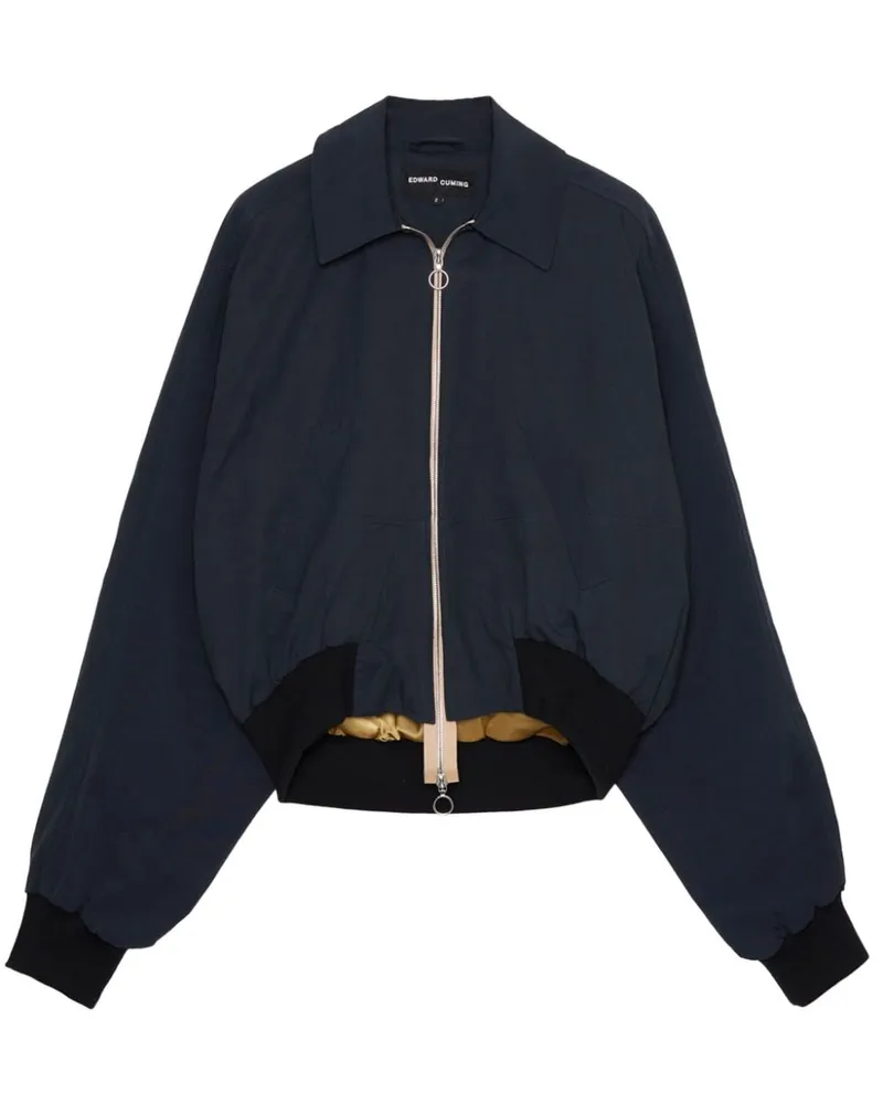 Edward Cuming Schwere Bomberjacke - Blau Blau