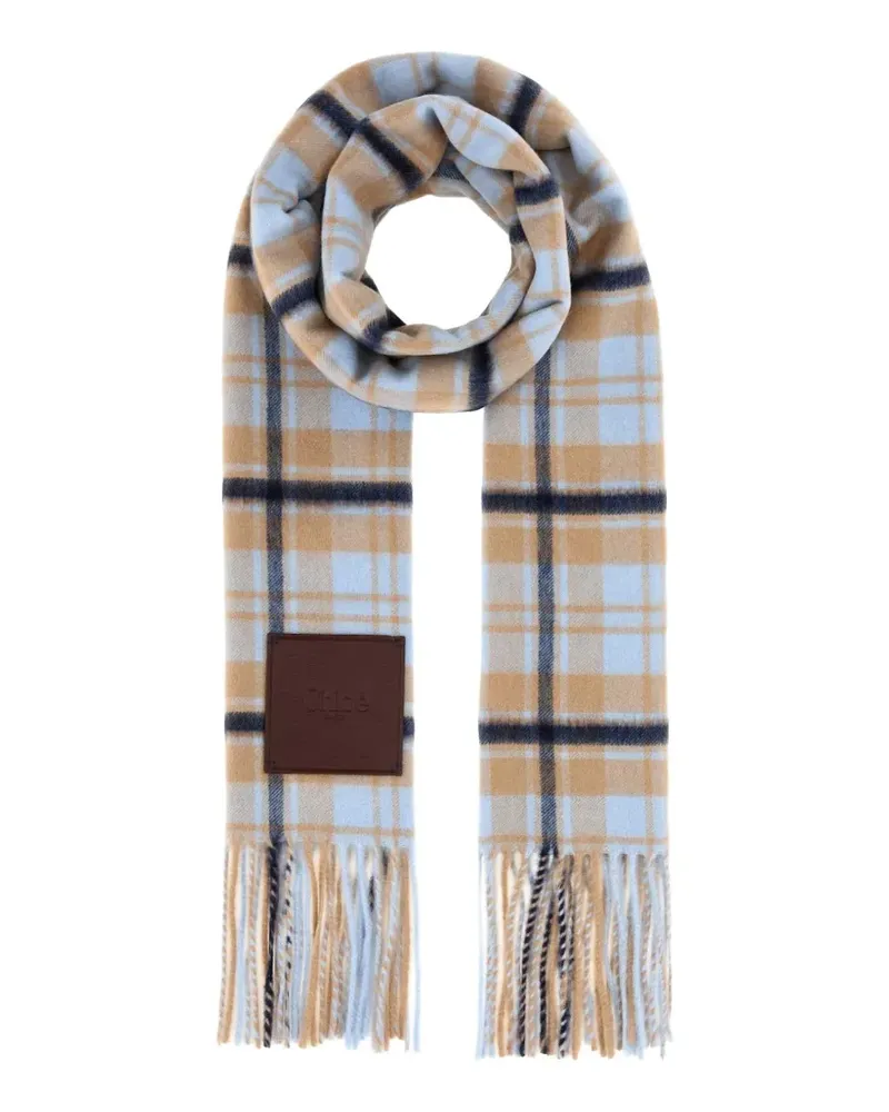 Chloé Highlanding Kaschmirschal - Blau Blau