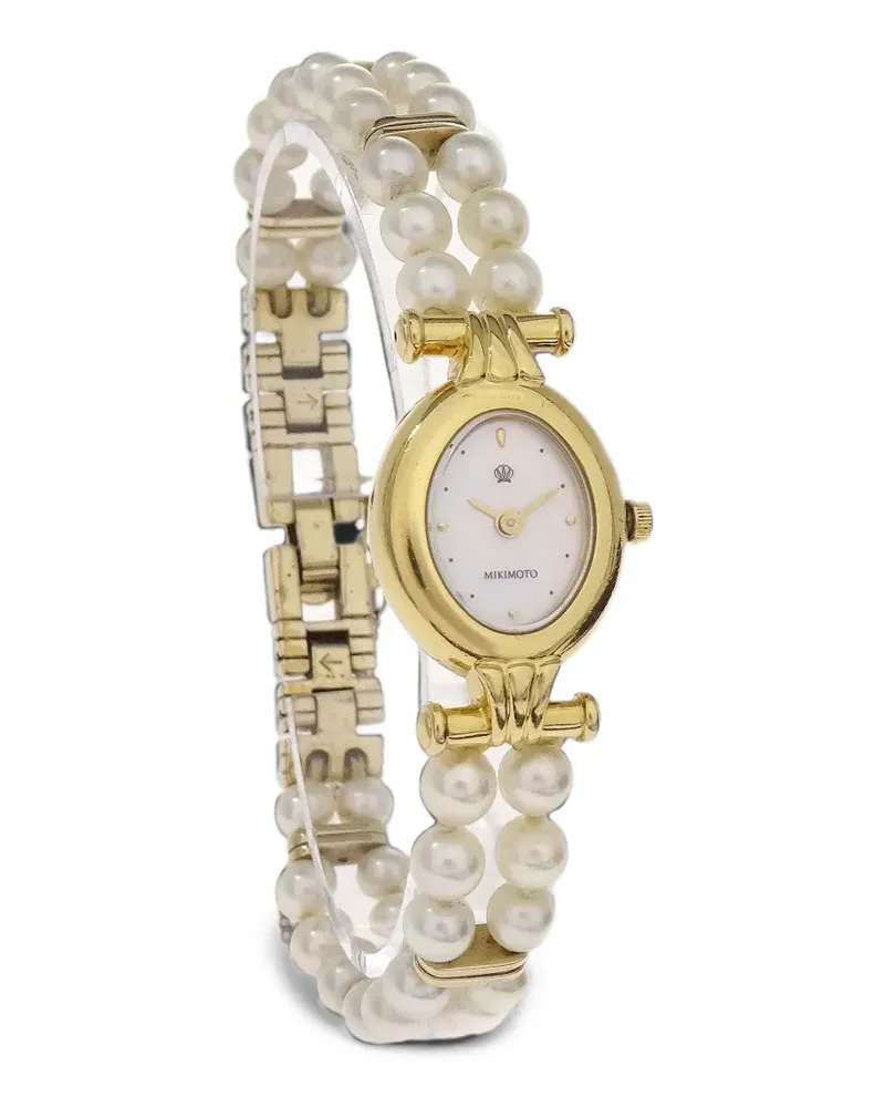 Mikimoto Pearl JAL 15mm watch - Weiß Weiß