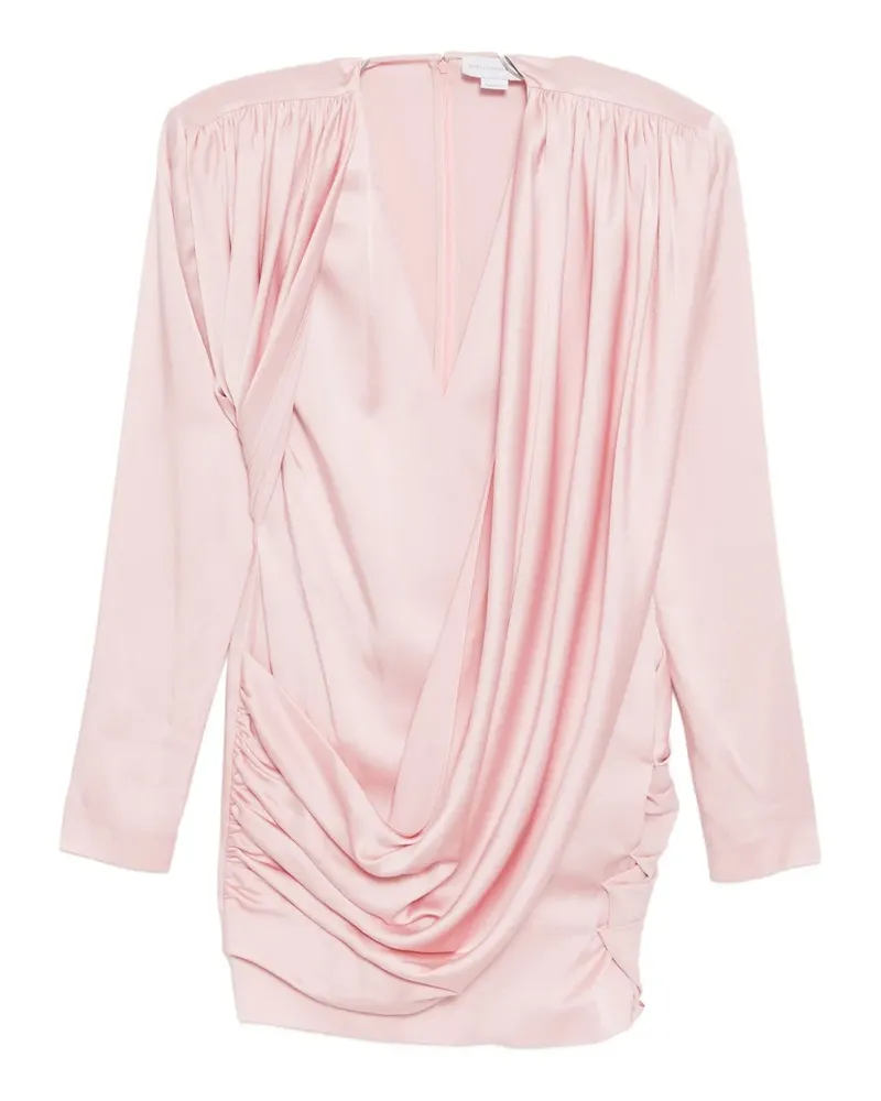 Stella McCartney Drapiertes Minikleid - Rosa Rosa