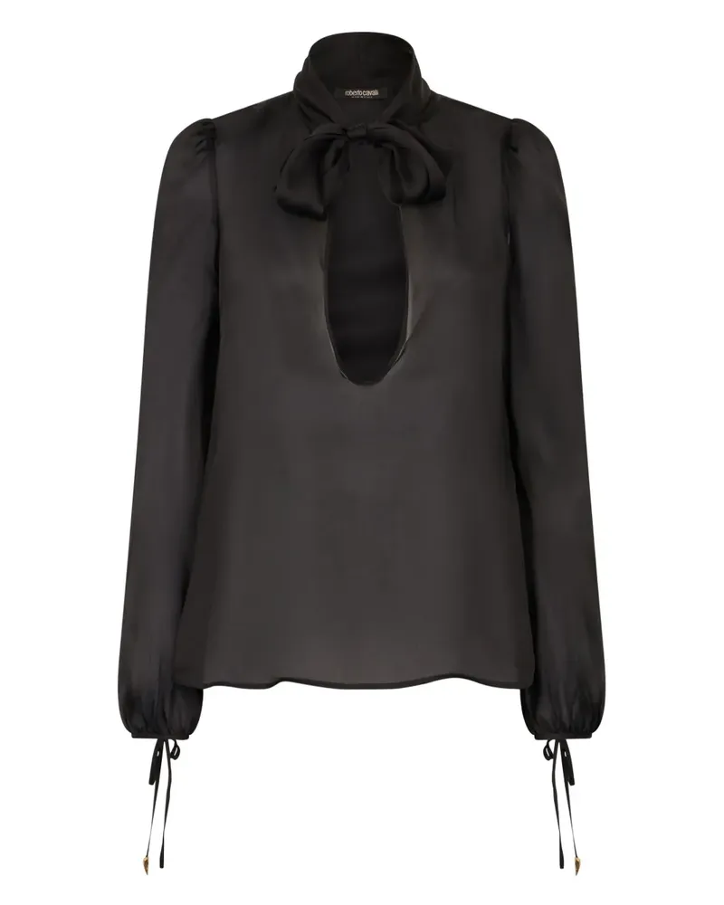Roberto Cavalli Bluse aus Seide - Schwarz Schwarz