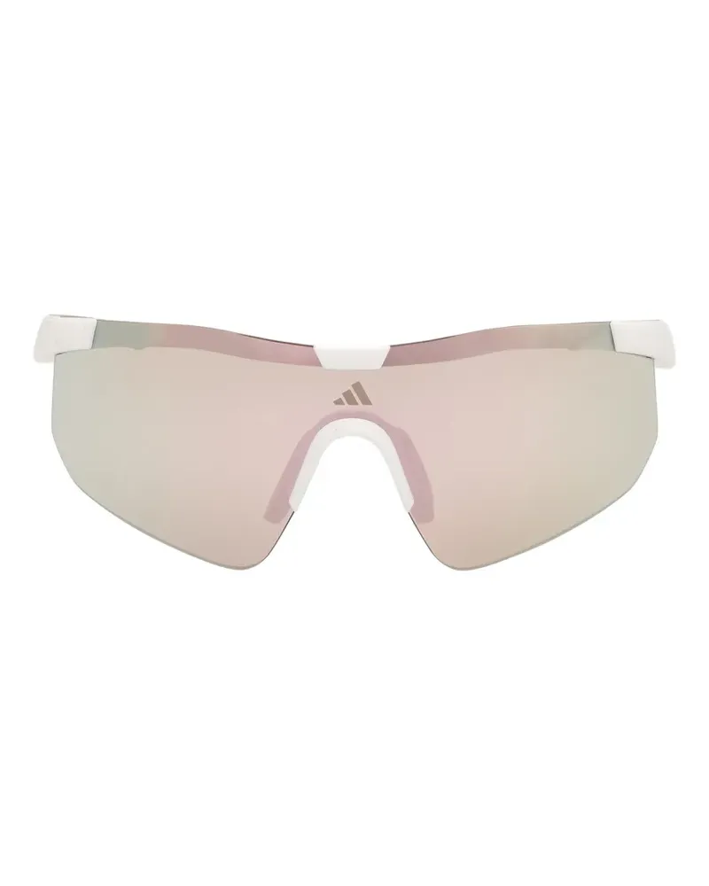 adidas Kaphiros Evo Sonnenbrille im Shield-Design - Weiß Weiß