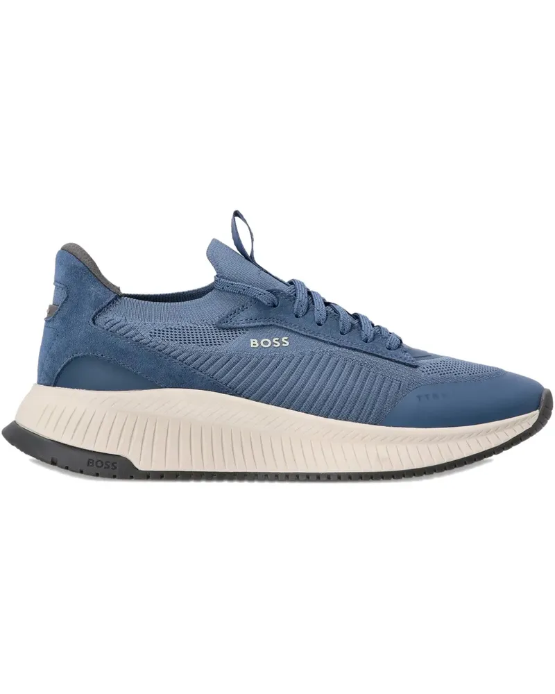 HUGO BOSS Sneakers mit Netzeinsätzen - Blau Blau