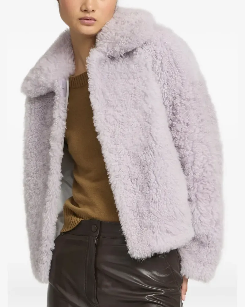 Yves Salomon shearling jacket - Violett Violett