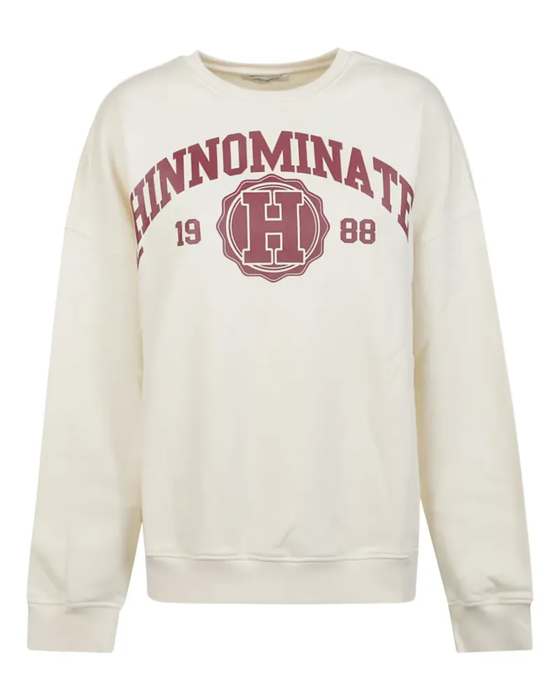 HINNOMINATE logo-print sweatshirt - Weiß Weiß