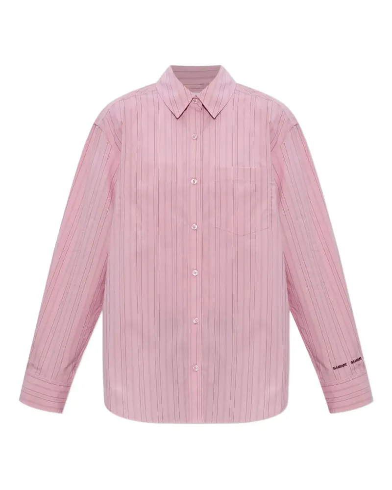 Samsøe & Samsøe Salova striped buttoned shirt - Rosa Rosa