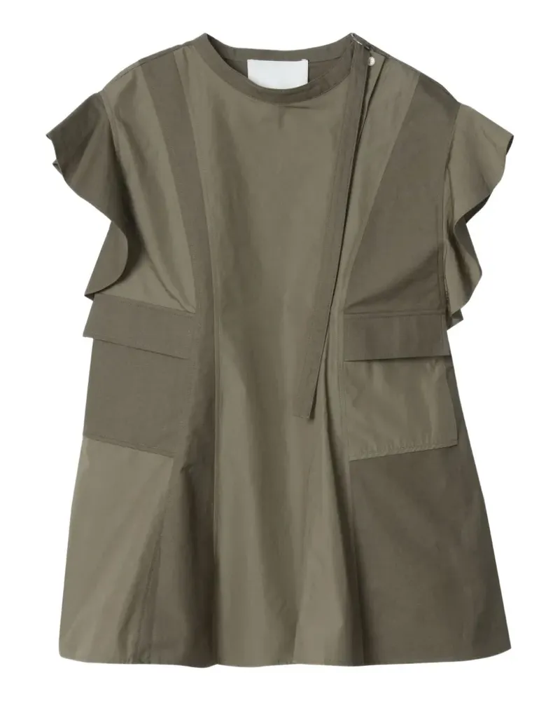 3.1 phillip lim Gerüschte Bluse - Grün Grün