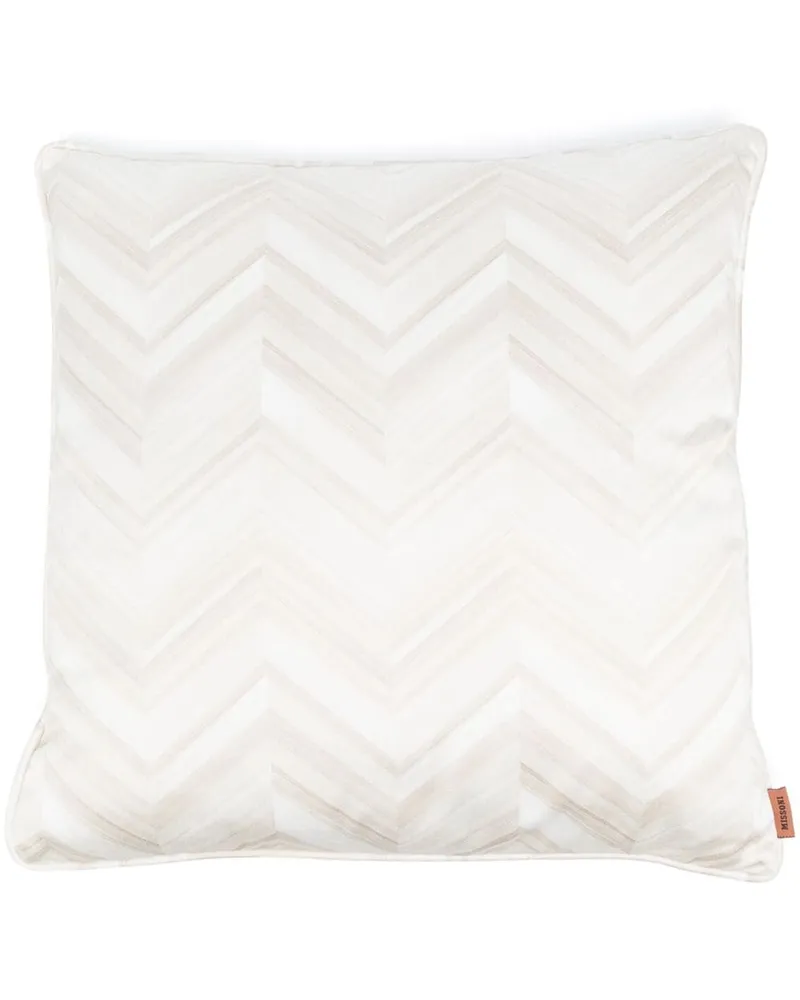 Missoni Home Kissen mit Zickzackmuster - Nude Nude