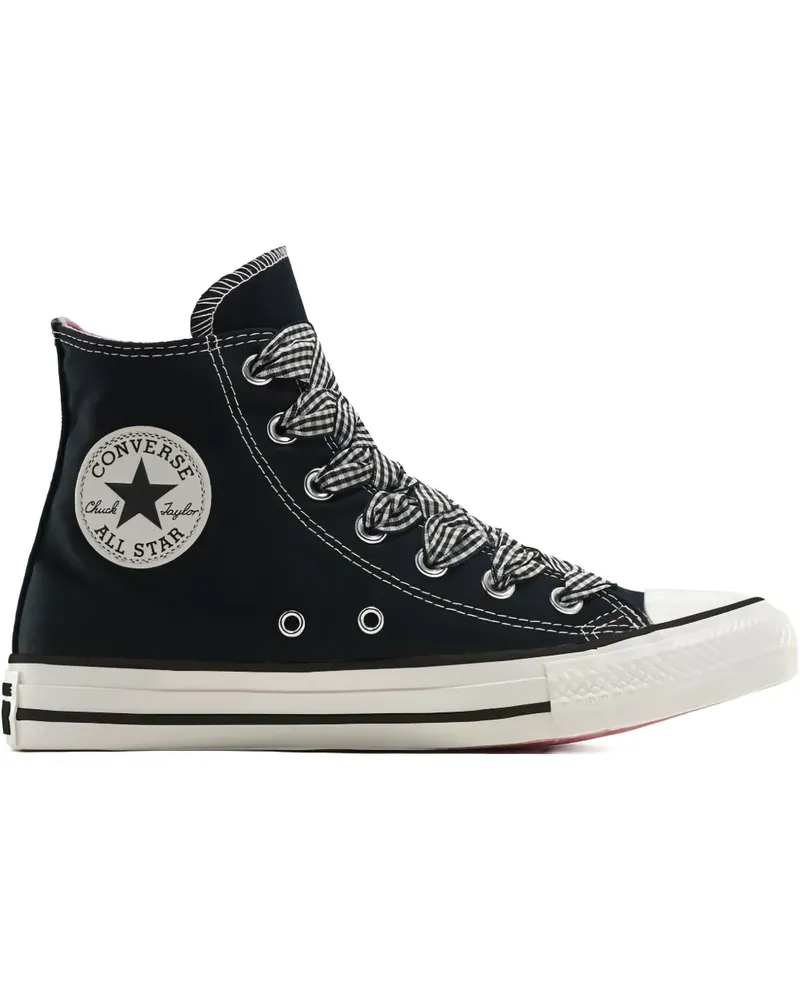 Converse Chuck Taylor All Star High "Gingham Laces" sneakers - Schwarz Schwarz
