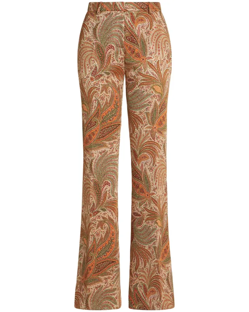 Etro Hose mit Paisley-Jacquard - Braun Braun