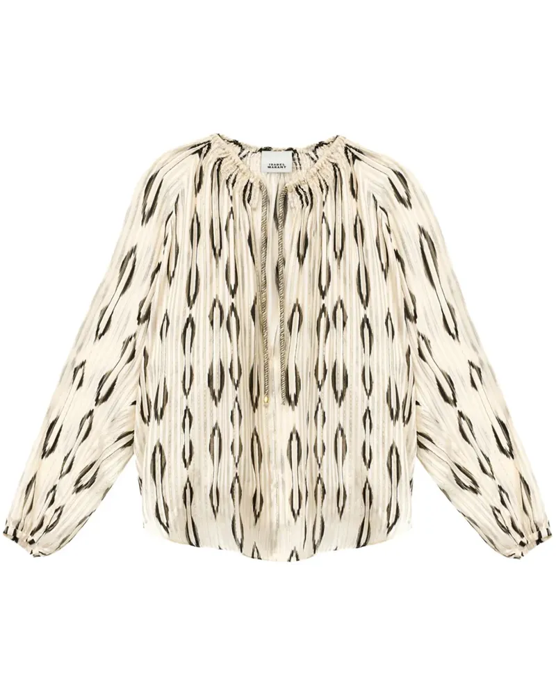 Isabel Marant Syra Bluse - Nude Nude