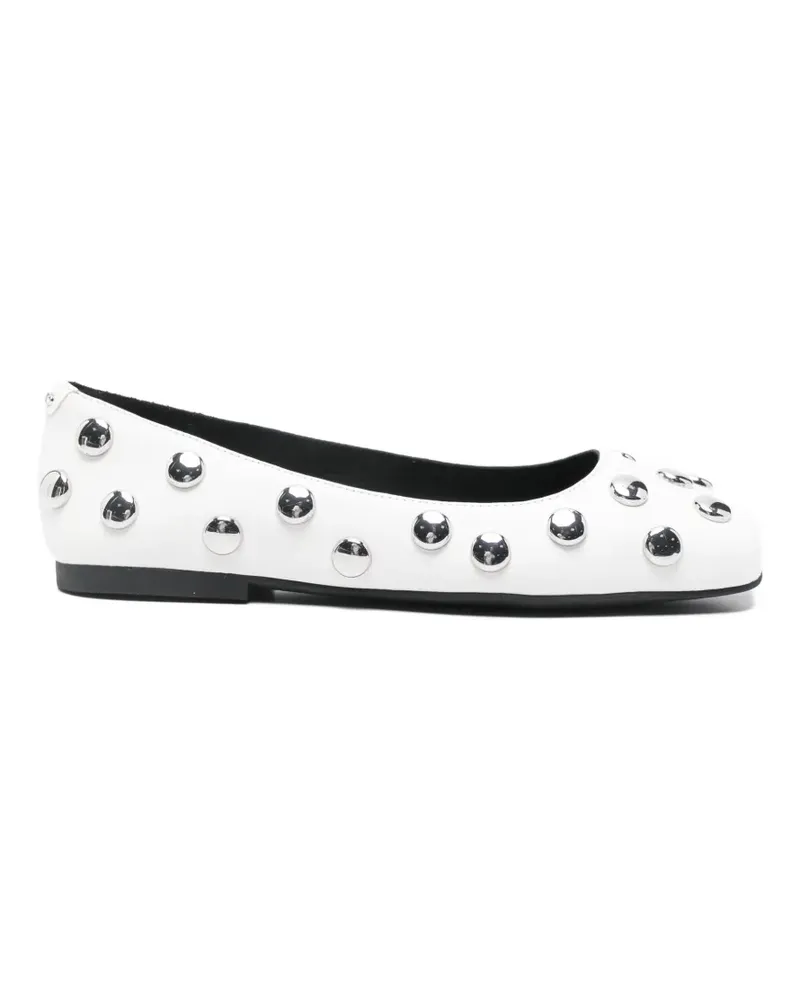 Michael Kors Matilda Ballerinas mit Nieten - Weiß Weiß